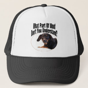 Gorra De Camionero Regalos del Dachshund - tejido
