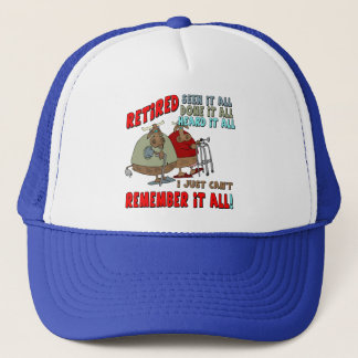 Gorra De Camionero Regalos del retiro y camisetas del retiro