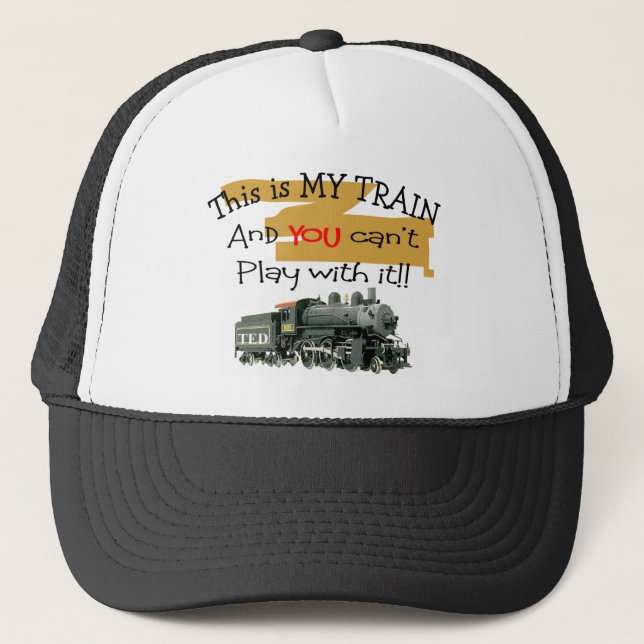 Gorra De Camionero Regalos históricos del tren--Refranes hilarantes (Anverso)
