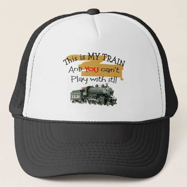 Gorra De Camionero Regalos históricos del tren--Refranes hilarantes (Anverso)