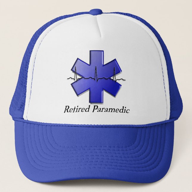 Gorra De Camionero Regalos jubilados del paramédico (Anverso)