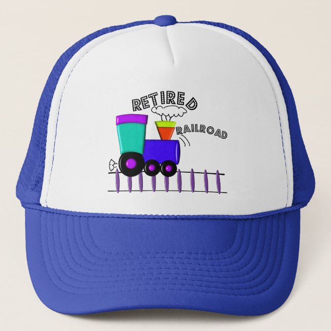 Gorra De Camionero Regalos jubilados del trabajador del ferrocarril (Anverso)