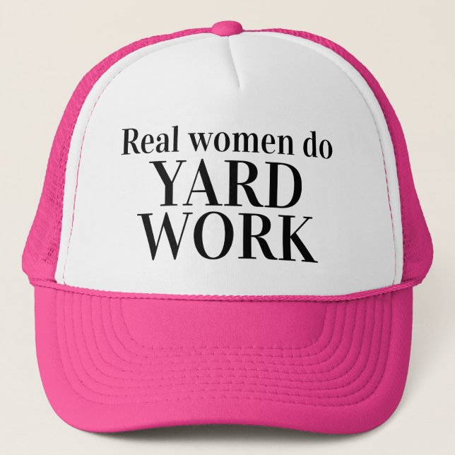 Gorra De Camionero Regalos para sus verdaderas mujeres hacen su traba (Anverso)