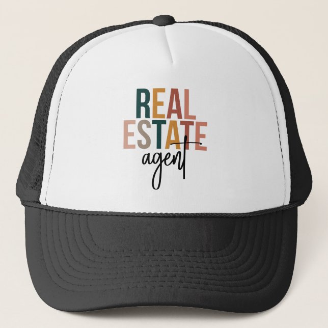 Gorra De Camionero Regalos personales de agentes inmobiliarios del Bo (Anverso)