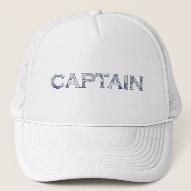 Gorra De Camionero Regalos personalizados capitán (Anverso)