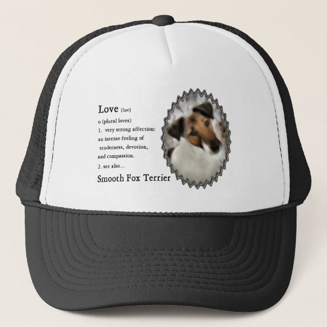Gorra De Camionero Regalos Smooth Fox Terrier (Anverso)