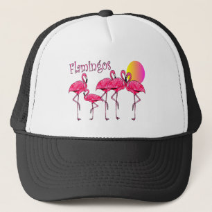 Gorra De Camionero Regalos tropicales del arte del flamenco