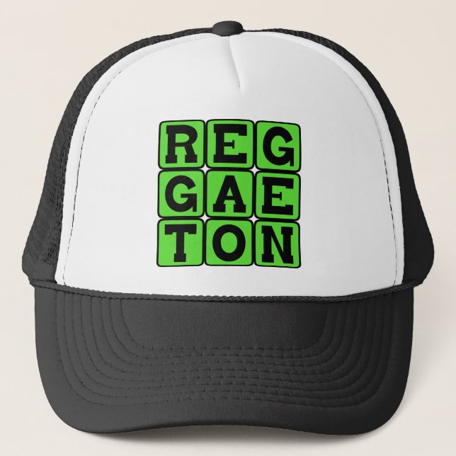 Gorra De Camionero Reggaetón, Género Musical (Anverso)