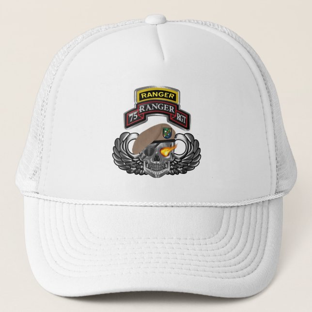 Gorra De Camionero Regimiento Ranger 75   (Anverso)