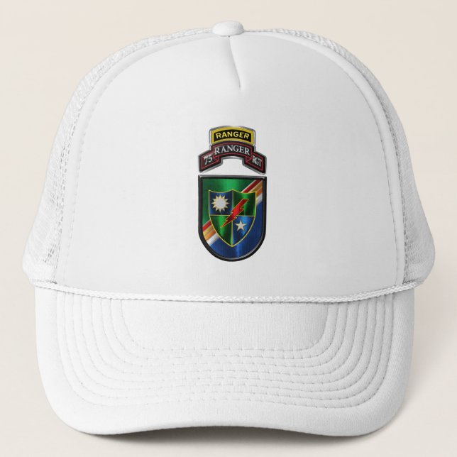 Gorra De Camionero Regimiento Ranger 75   (Anverso)