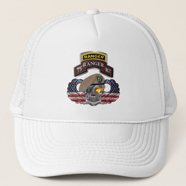 Gorra De Camionero Regimiento Ranger 75   (Anverso)