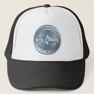 Gorra De Camionero Registro de acceso Staten Island Blue