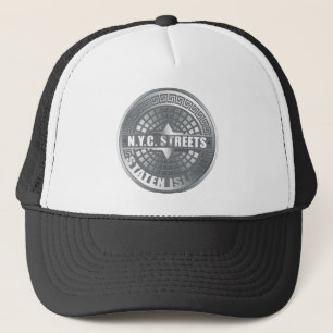Gorra De Camionero Registro de alcantarilla Staten Island Gris