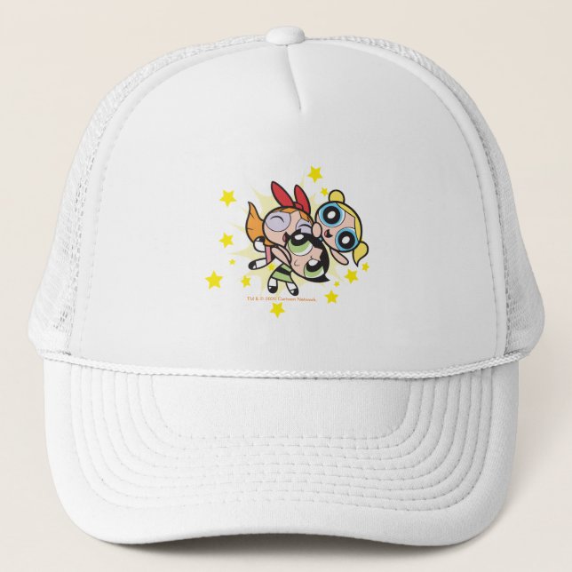 Gorra De Camionero Regla de Chicas poderosos (Anverso)