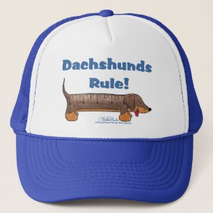 Gorra De Camionero Regla de Dachshunds