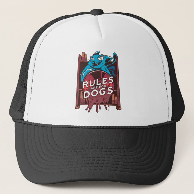 Gorra De Camionero Regla de gato (Anverso)