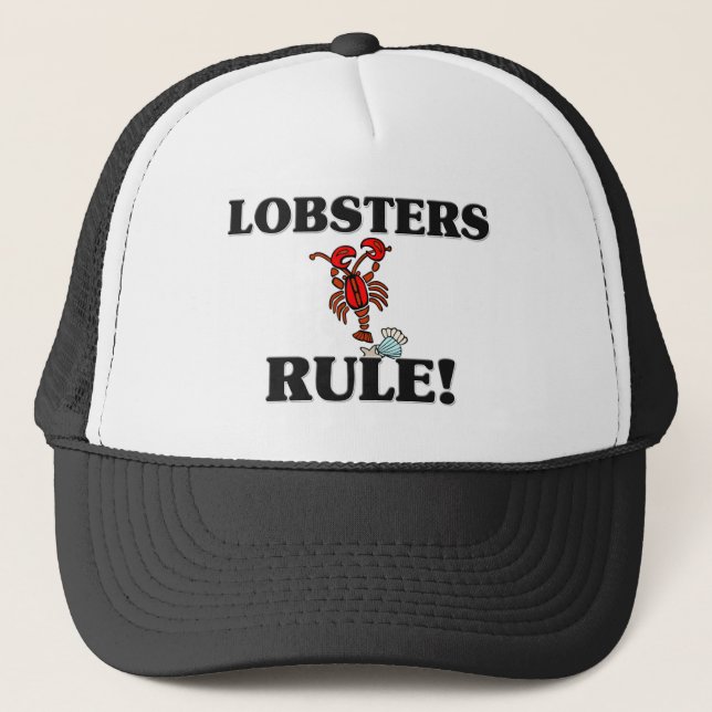 Gorra De Camionero ¡Regla de las LANGOSTAS! (Anverso)