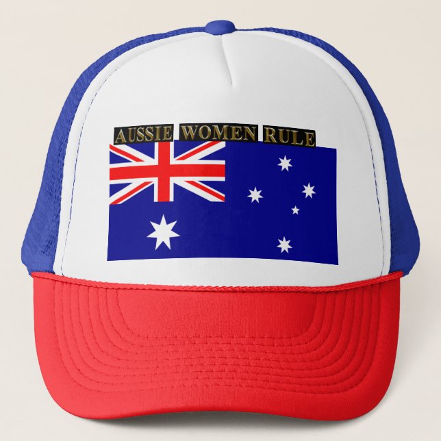 GORRA DE CAMIONERO REGLA DE LAS MUJERES AUSSIE (Anverso)