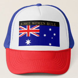 GORRA DE CAMIONERO REGLA DE LAS MUJERES AUSSIE
