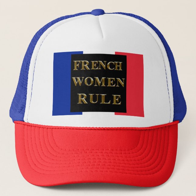 GORRA DE CAMIONERO REGLA DE LAS MUJERES FRANCESAS (Anverso)