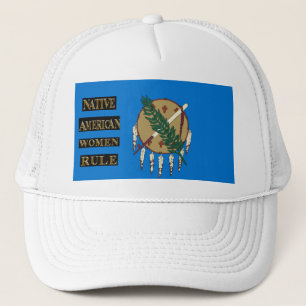 GORRA DE CAMIONERO REGLA DE LAS MUJERES NATIVAS ESTADOUNIDENSES