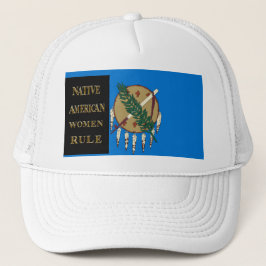 GORRA DE CAMIONERO REGLA DE LAS MUJERES NATIVAS ESTADOUNIDENSES