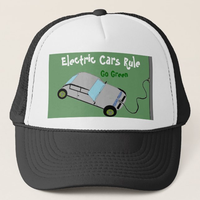 Gorra De Camionero Regla de los coches eléctricos (Anverso)