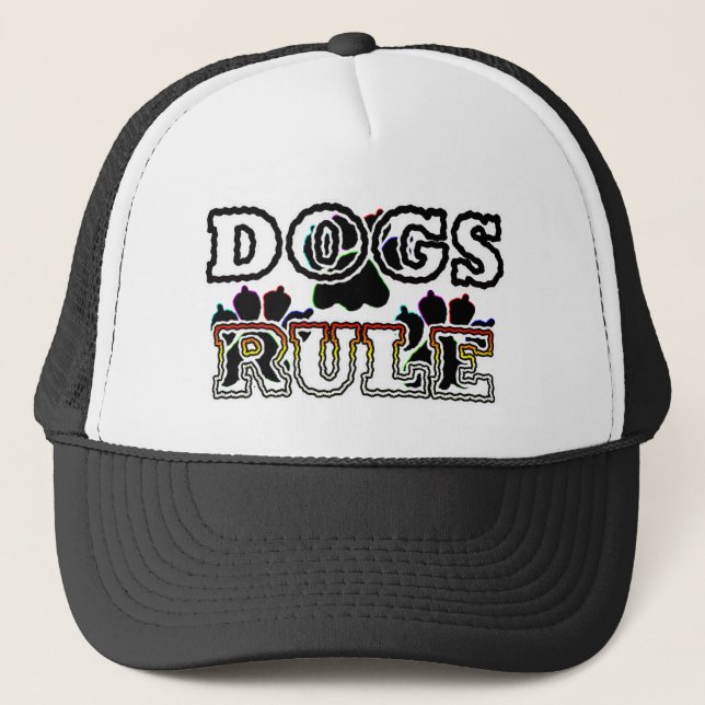 GORRA DE CAMIONERO REGLA DE LOS PERROS (Anverso)