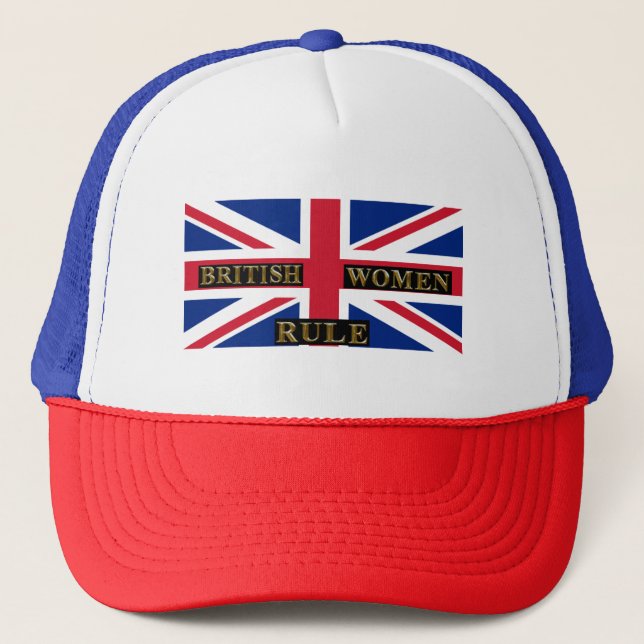 GORRA DE CAMIONERO REGLA DE MUJERES BRITÁNICAS (Anverso)