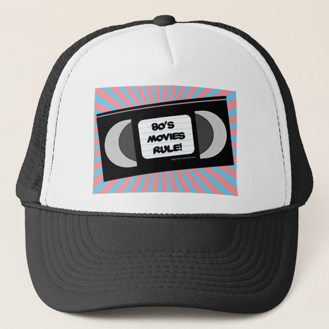 Gorra De Camionero Regla de películas de ochenta (Anverso)