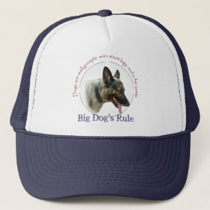 Gorra De Camionero Regla grande de los perros