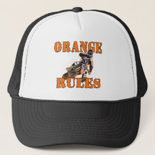Gorra De Camionero Reglas anaranjadas