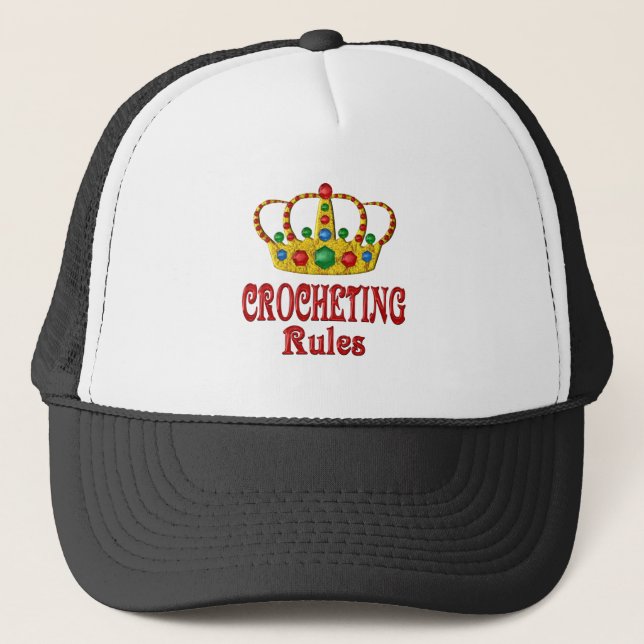 GORRA DE CAMIONERO REGLAS CROCHETING (Anverso)