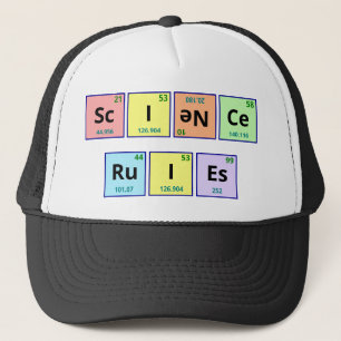 Gorra De Camionero Reglas de la ciencia