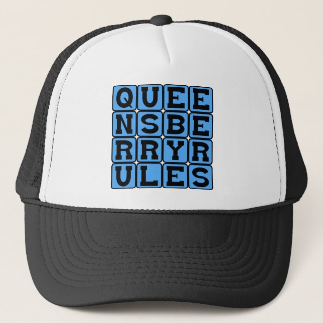 Gorra De Camionero Reglas de Queensberry, estilo boxeo (Anverso)
