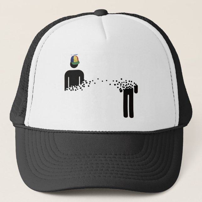 Gorra De Camionero Reglas de Teleportación (Anverso)