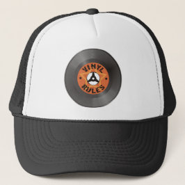 Gorra De Camionero Reglas de vinilo