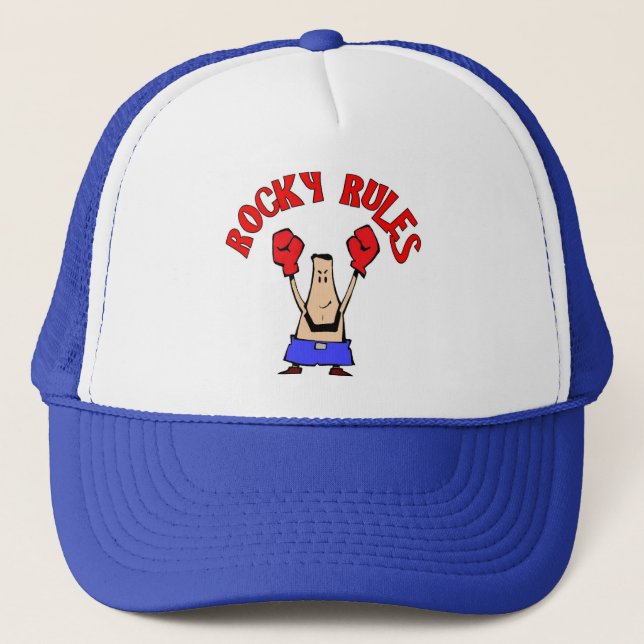 Gorra De Camionero Reglas rocosas (Anverso)