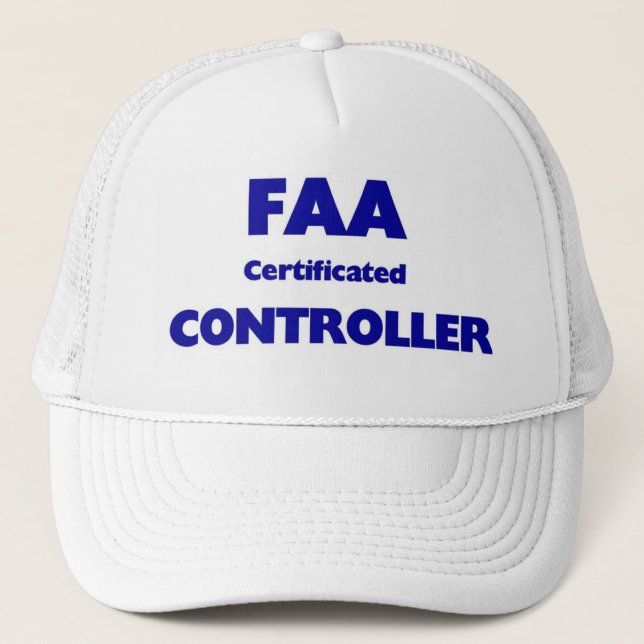 Gorra De Camionero Regulador certificado FAA (Anverso)