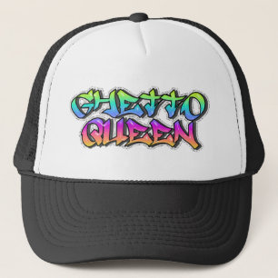 Gorra De Camionero Reina 2 del ghetto del estilo de la pintada