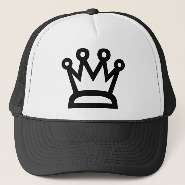 Gorra De Camionero Reina blanca (Anverso)