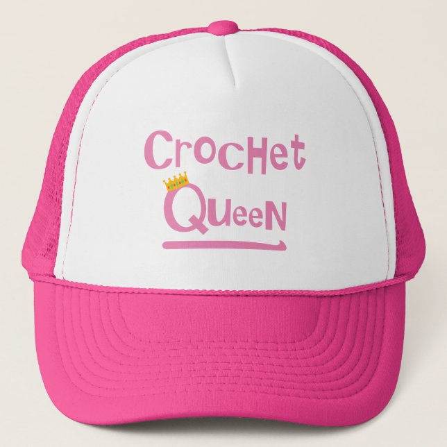 Gorra De Camionero Reina Crochet (Anverso)