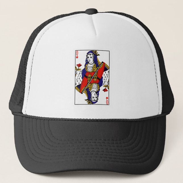 Gorra De Camionero Reina de corazones (Anverso)