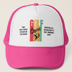 Gorra De Camionero Reina de GOLF personalizada para mujeres