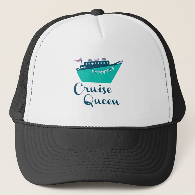 Gorra De Camionero Reina de la travesía (Anverso)