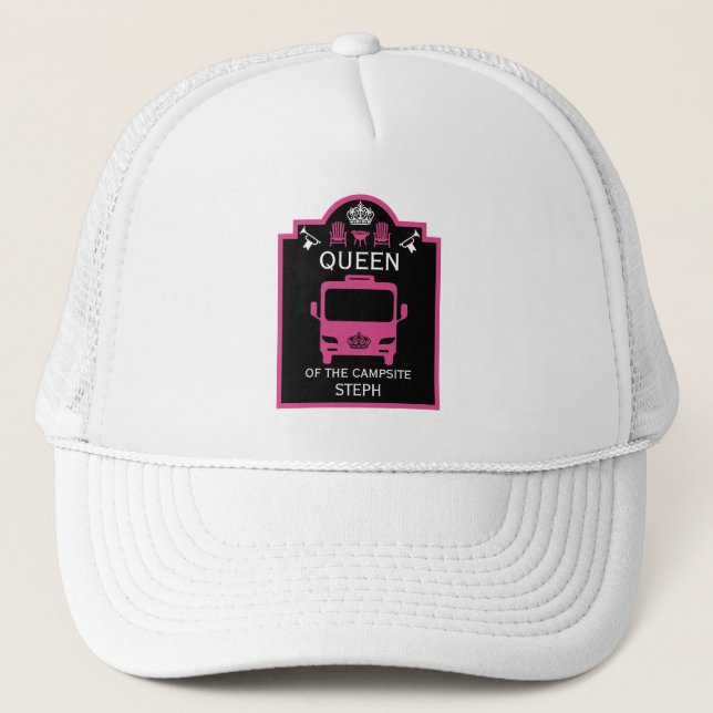 Gorra De Camionero Reina Del Campamento (Anverso)