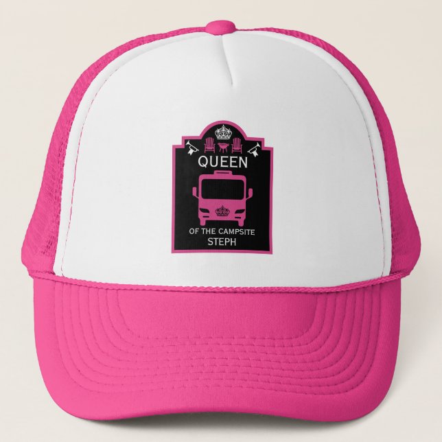 Gorra De Camionero Reina Del Campamento (Anverso)