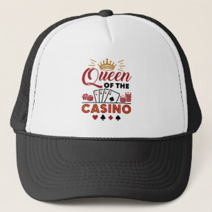 Gorra De Camionero Reina del Casino Vegas Gambling Women