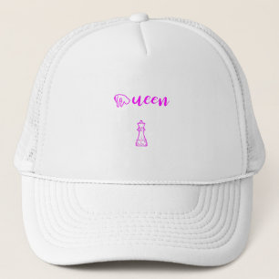 Gorra De Camionero Reina - La pieza más poderosa en ajedrez