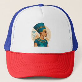 Gorra De Camionero Reina Nefertiti - Belleza eterna del antiguo legad